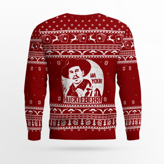 Tombstone Im Your Huckleberry Ugly Christmas Sweater – Moonbestprint