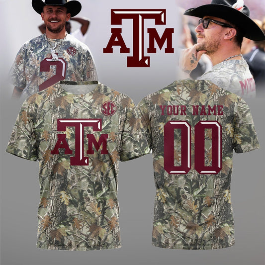Johnny Manziel Texas A&amp;M Aggies Customized T-shirt | TH93 Moonbestprint