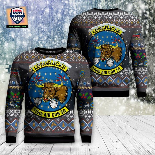 116th Air Control Squadron Oregon Air National Guard Christmas AOP Sweater ? Usalast