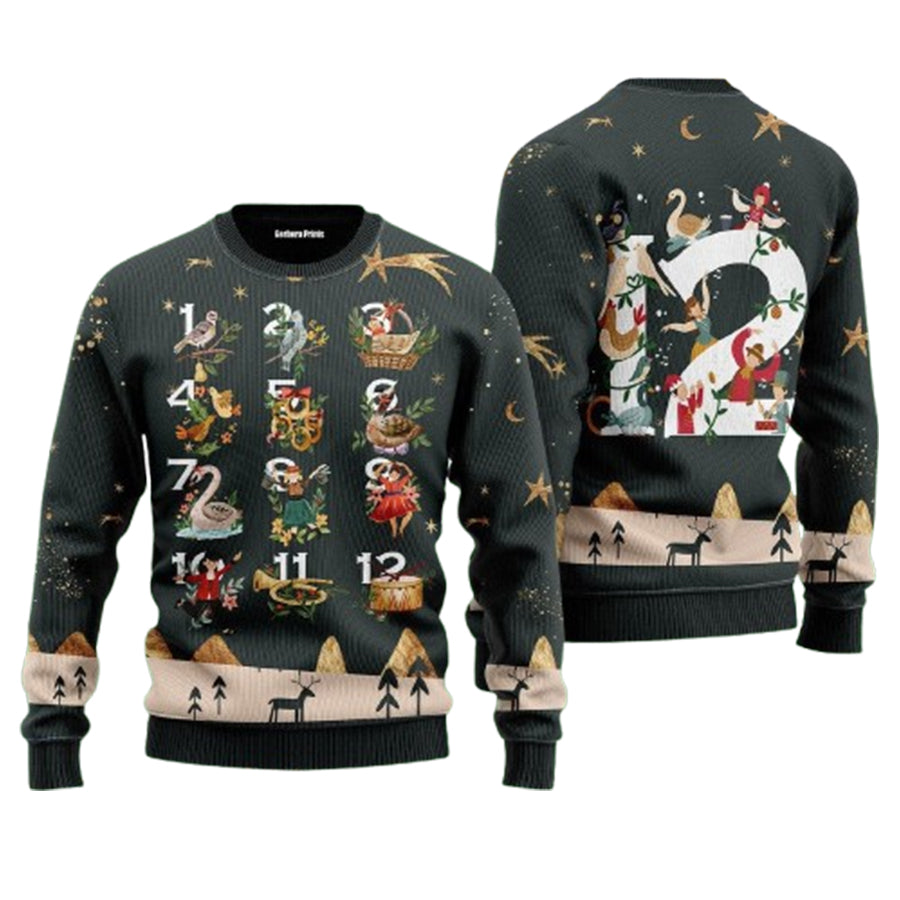 12 Days Of Ugly Christmas Sweater – Moonbestprint