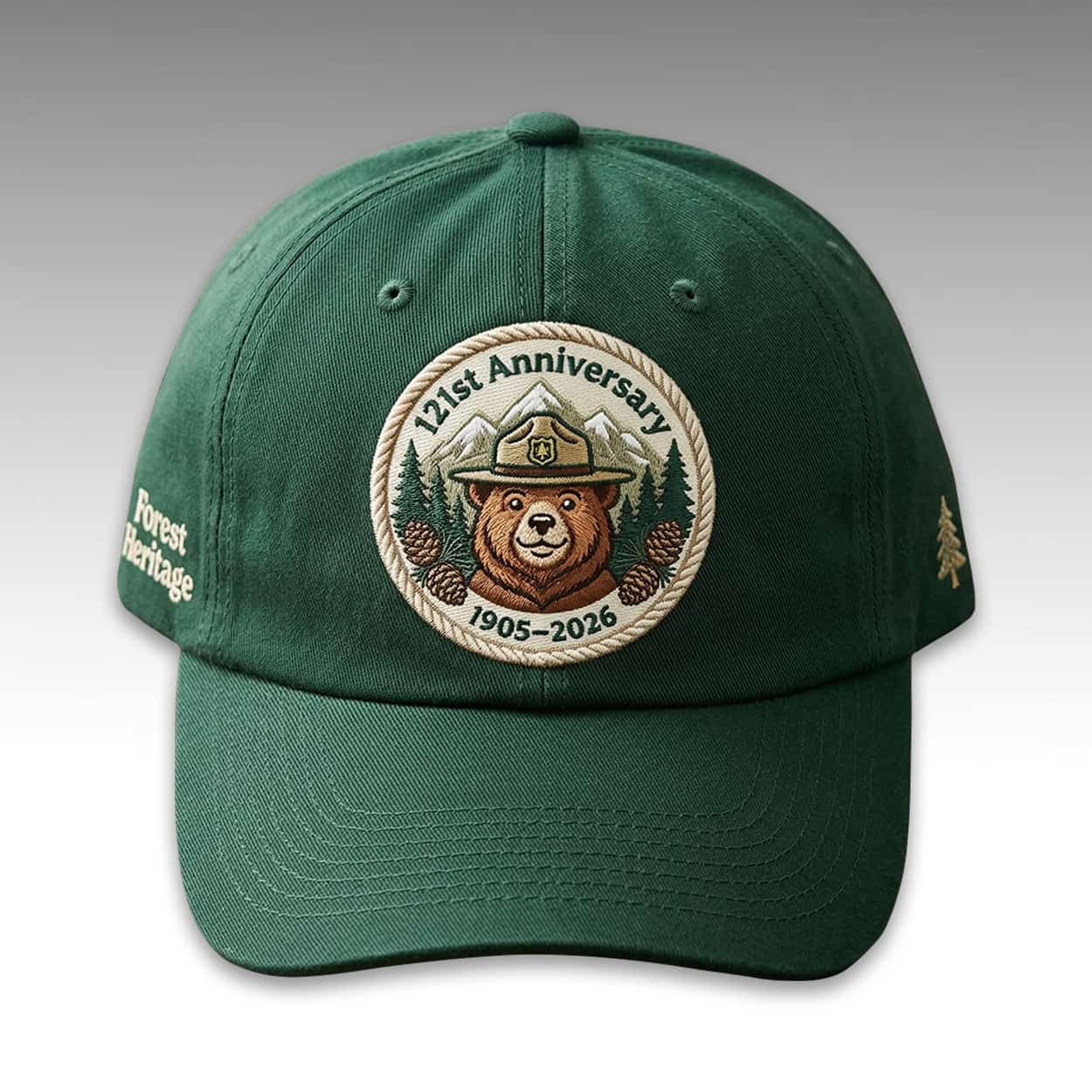 121st Anniversary Ranger Bear Cap Moonbestprint