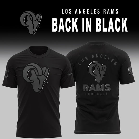 Los Angeles Rams 2025 Back In Black Limited Edition Shirt | DN25 Moonbestprint