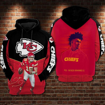 #15 Patrick Mahomes II Chiefs Hoodie - Moonbestprint