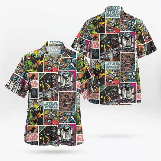 STAR WARS CARTOON HAWAII SHIRT - Moonbestprint