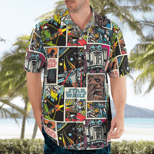 STAR WARS CARTOON HAWAII SHIRT - Moonbestprint
