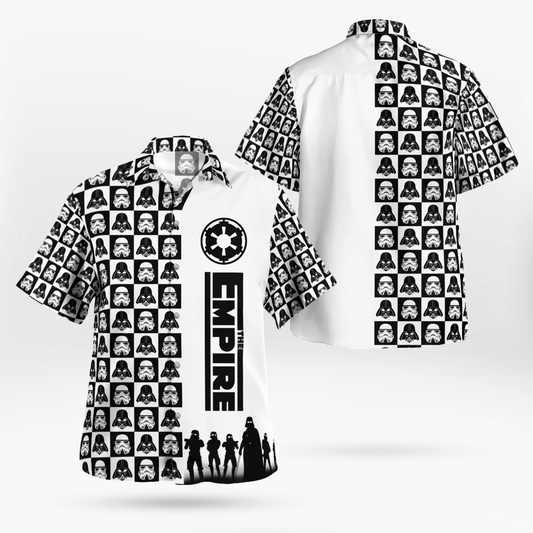 Star Wars - The Empire Pattern Hawaii Shirt - Moonbestprint