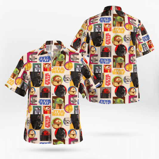 STAR WARS ROBOT DROIDS HAWAII SHIRT - Moonbestprint