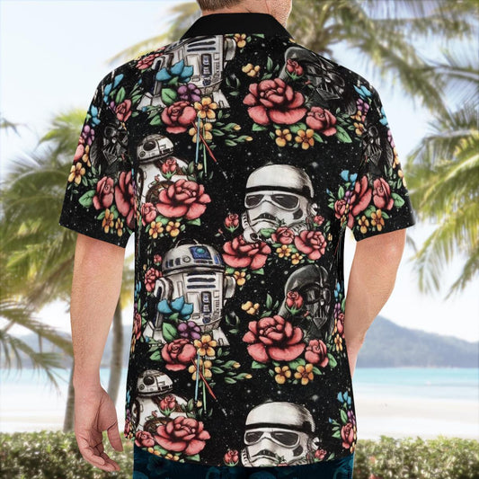 SW Floral Hawaiian Shirt - Moonbestprint