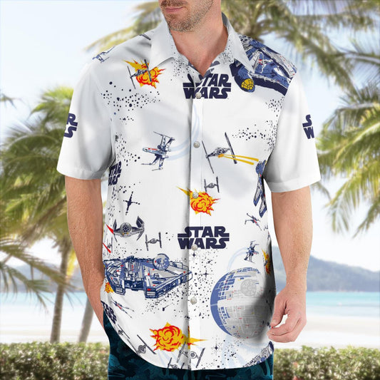 SW Ships Hawaiian Shirt - Moonbestprint