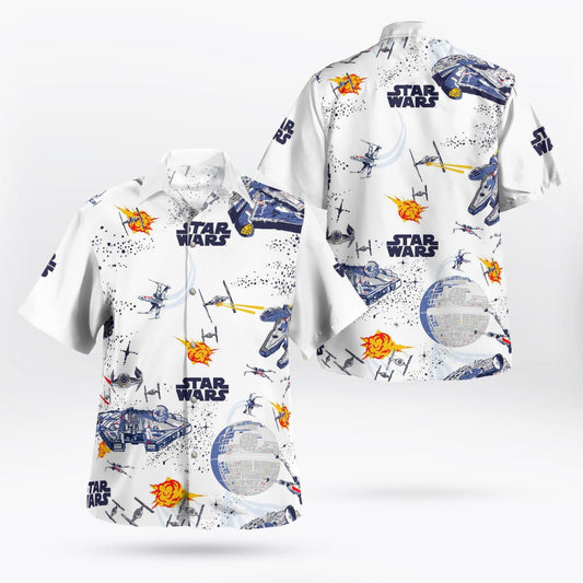 SW Ships Hawaiian Shirt - Moonbestprint