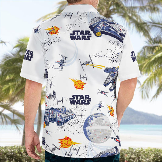 SW Ships Hawaiian Shirt - Moonbestprint