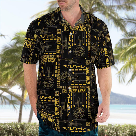 ST NCC 1701 Hawaiian Shirt - Moonbestprint
