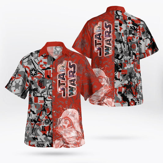 SW Rebels Red Hawaiian Shirt - Moonbestprint