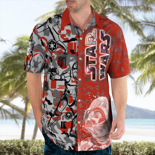 SW Rebels Red Hawaiian Shirt - Moonbestprint