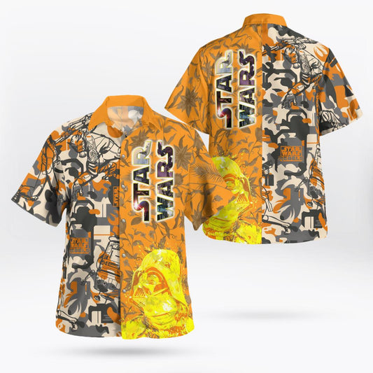 SW Rebels Yellow Hawaiian Shirt - Moonbestprint