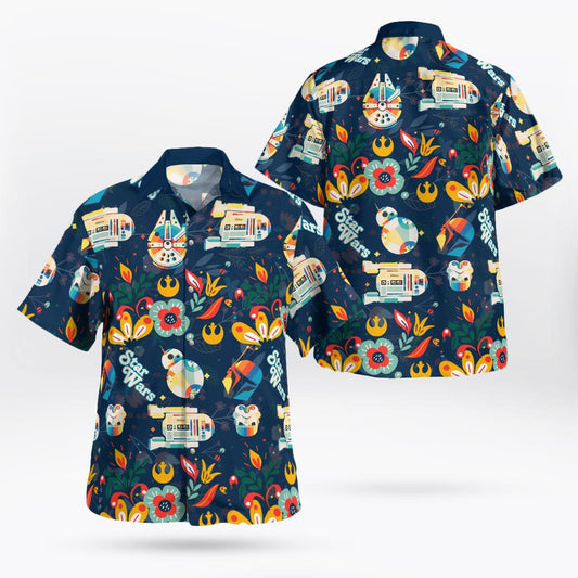 SW Retro Colorfurl Hawaiian Shirt - Moonbestprint
