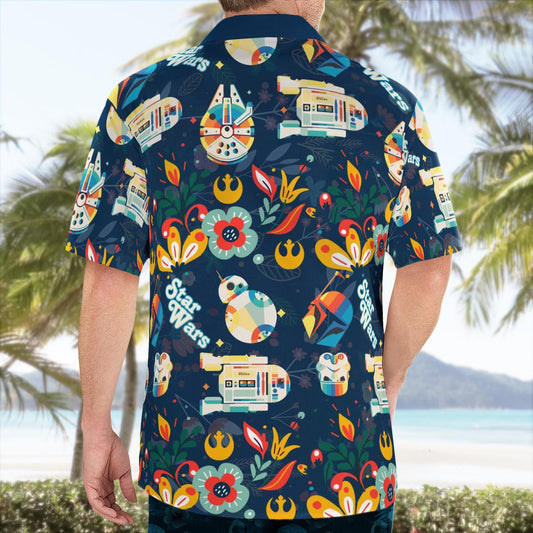 SW Retro Colorfurl Hawaiian Shirt - Moonbestprint