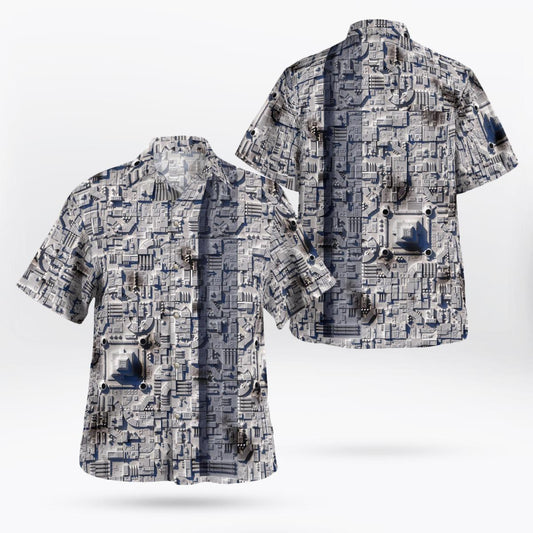SW Surface of Death Star Hawaiian Shirt - Moonbestprint