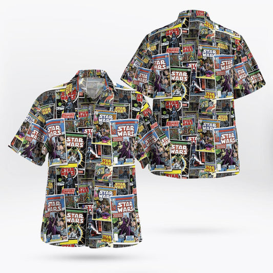 SW Comic Hawaiian Shirt - Moonbestprint