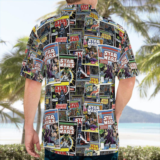 SW Comic Hawaiian Shirt - Moonbestprint