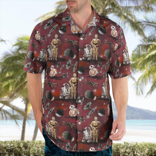 Galaxy SW Hawaiian Shirt - Moonbestprint