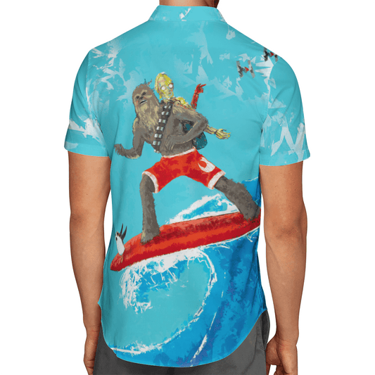 Chewie Surfing Hawaii Shirt - Moonbestprint