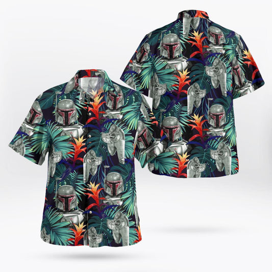 SW Saga Boba Fett Hawaiian Shirt - Moonbestprint