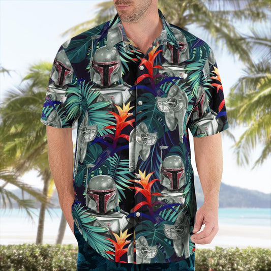 SW Saga Boba Fett Hawaiian Shirt - Moonbestprint