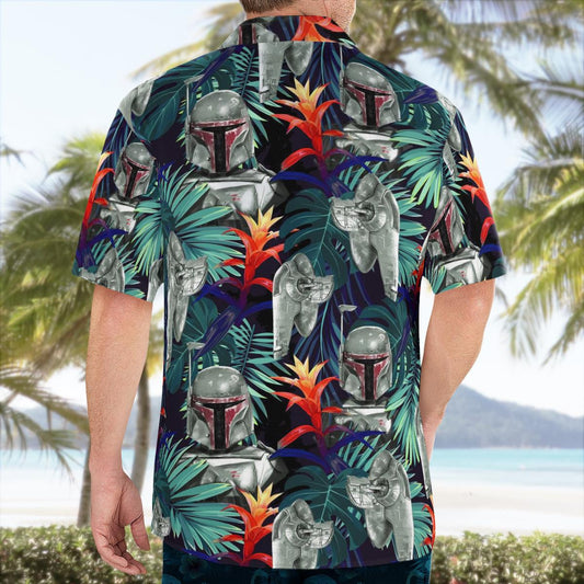SW Saga Boba Fett Hawaiian Shirt - Moonbestprint
