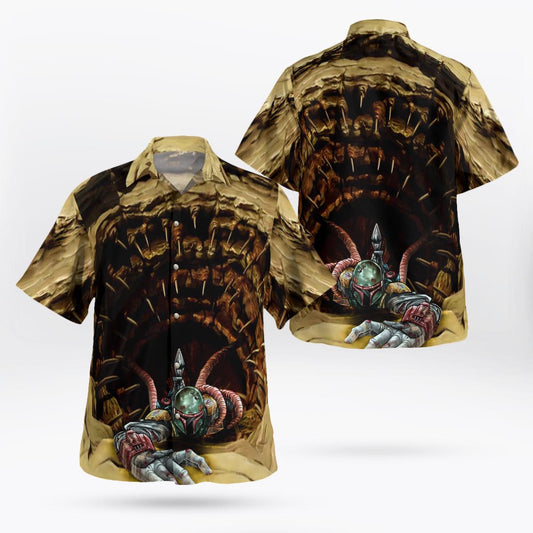 SW Boba Fett Sarlacc Hawaiian Shirt - Moonbestprint