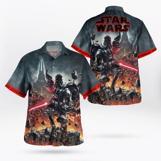 SW Vader Hawaiian Shirt - Moonbestprint