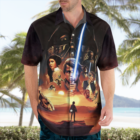SW A New Hope Hawaiian Shirt - Moonbestprint