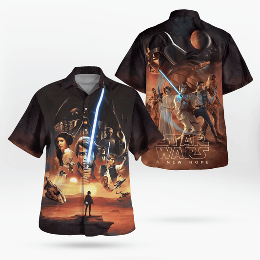 SW A New Hope Hawaiian Shirt - Moonbestprint