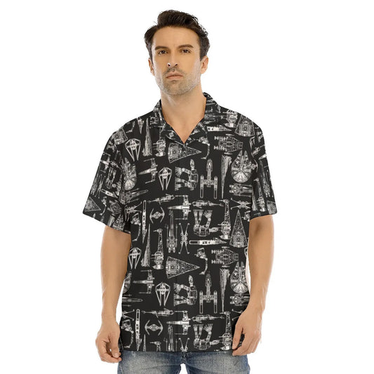 Spaceship Hawaiian Shirt SW-10017 - Moonbestprint