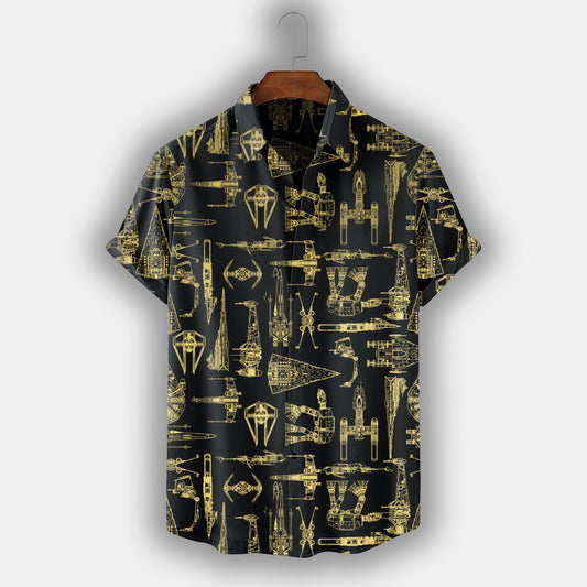 Spaceship Hawaiian Shirt SW-10016 - Moonbestprint