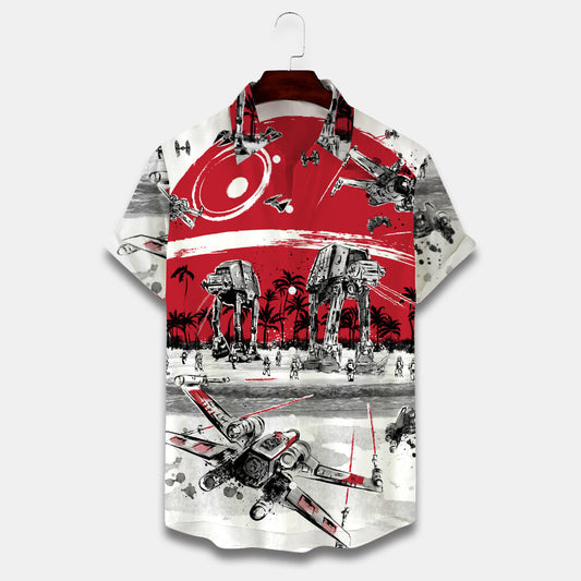 Spaceship Hawaiian Shirt SW-10020 - Moonbestprint