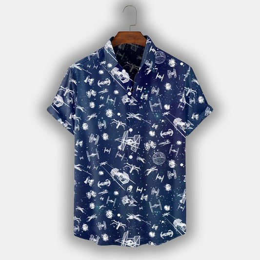 Spaceship Hawaiian Shirt SW-10026 - Moonbestprint