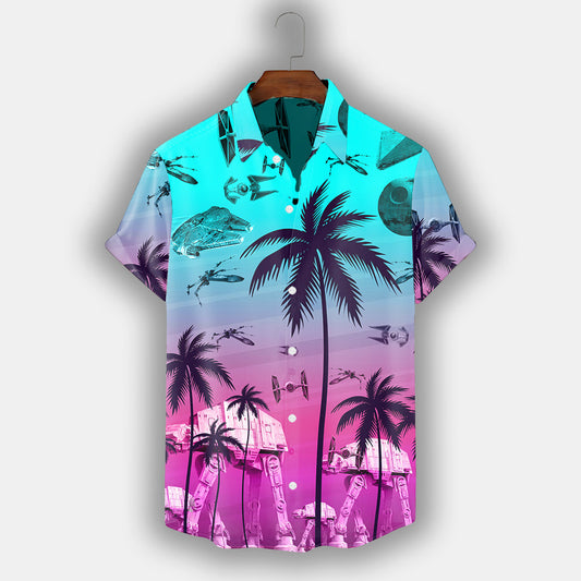 Spaceship Hawaiian Shirt SW-10033 - Moonbestprint