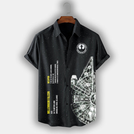 Spaceship Hawaiian Shirt SW-10014 - Moonbestprint