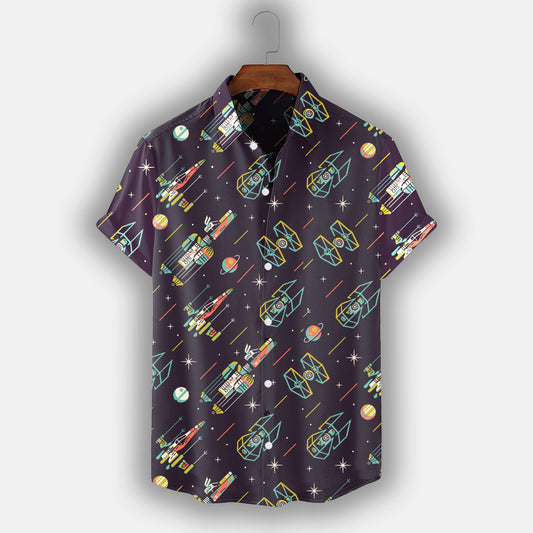 Spaceship Hawaiian Shirt SW-10023 - Moonbestprint