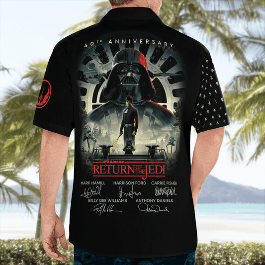 SW 40th Anniversary 3D Hawaiian Shirt - Moonbestprint