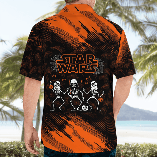 Skeleton SW Tropical Hawaiian Shirt - Moonbestprint