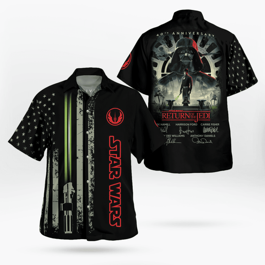SW 40th Anniversary 3D Hawaiian Shirt - Moonbestprint