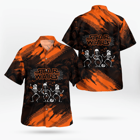 Skeleton SW Tropical Hawaiian Shirt - Moonbestprint