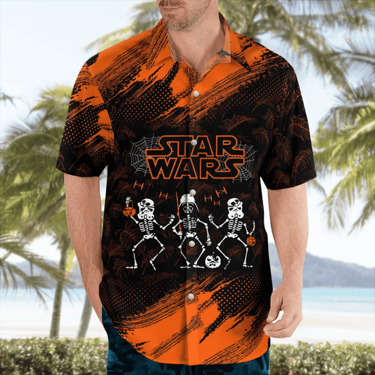 Skeleton SW Tropical Hawaiian Shirt - Moonbestprint