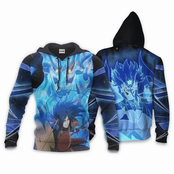 Madara Uchiha And Susanoo Anime Manga Naruto For Men And Women 3d Hoodie Zip Hoodie Moonbestprint