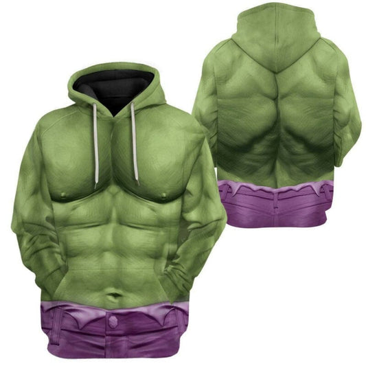Marvel Hulk Shirt The Incredible Hulk Costume 3d Hoodie Zip Hoodie Moonbestprint
