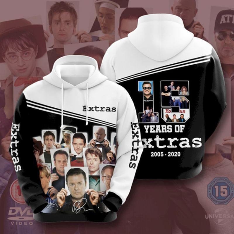 15 Years Of Extras 3d Hoodie Moonbestprint