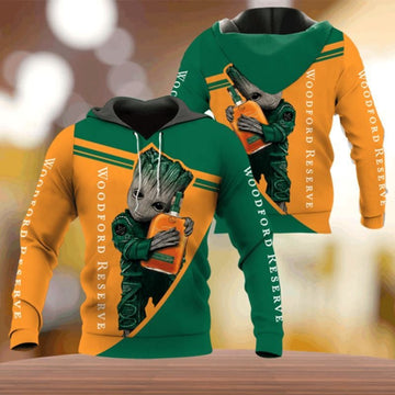 Baby Groot Star Wars Woodford Reserve Men And Women 3d Hoodie Moonbestprint