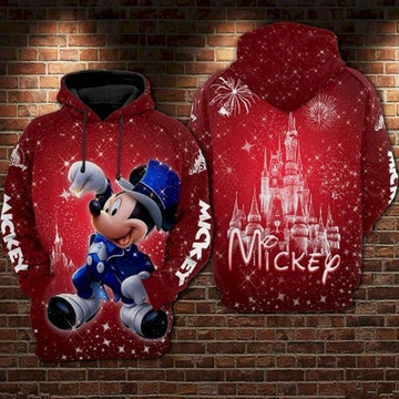 Mickey Mouse Disney Magician Castle 3d T Shirt Sweatshirt Zip Hoodie Bomber 638 Moonbestprint